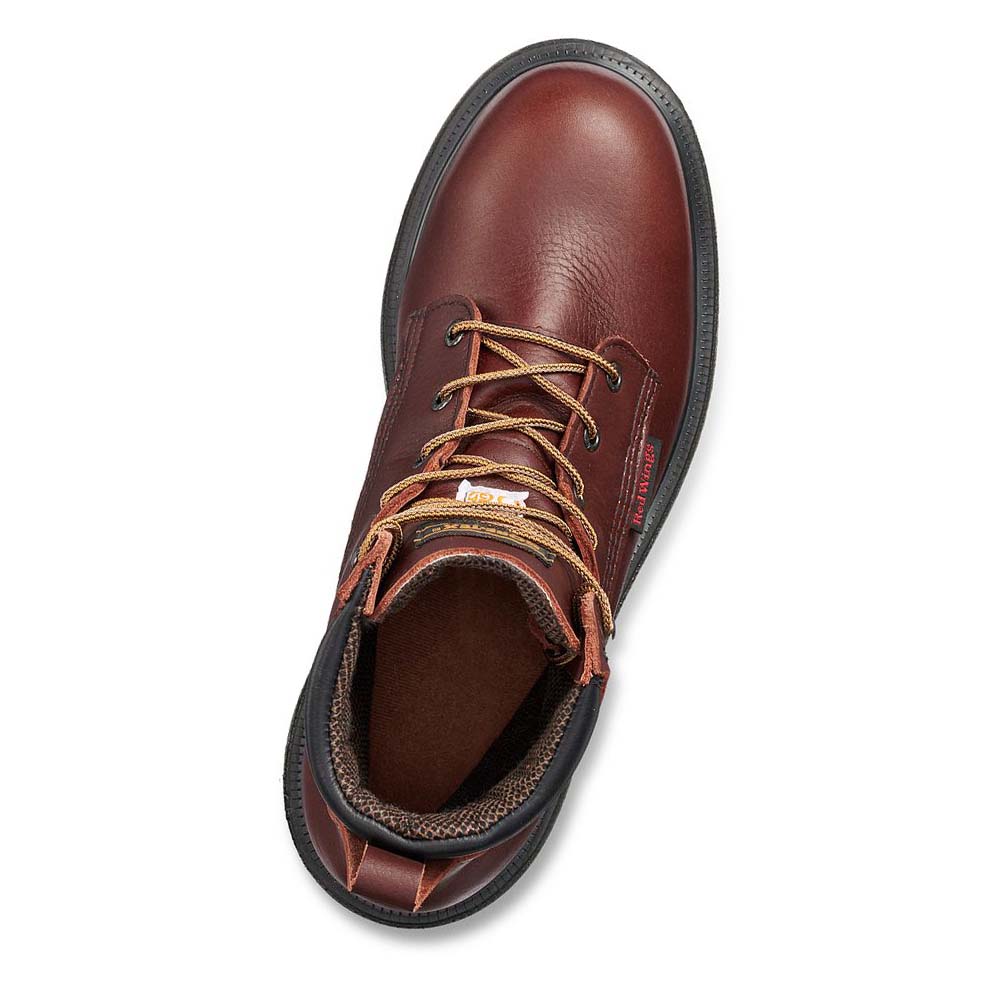 Red Wing SuperSole® 2.0 6-inch CSA Safety Toe Men's Waterproof Boots Burgundy | ZA 367PJJ